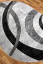Килим Meral 0571 grey овал